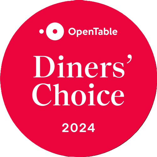 2024 OpenTable Diners' Choice round red award logo