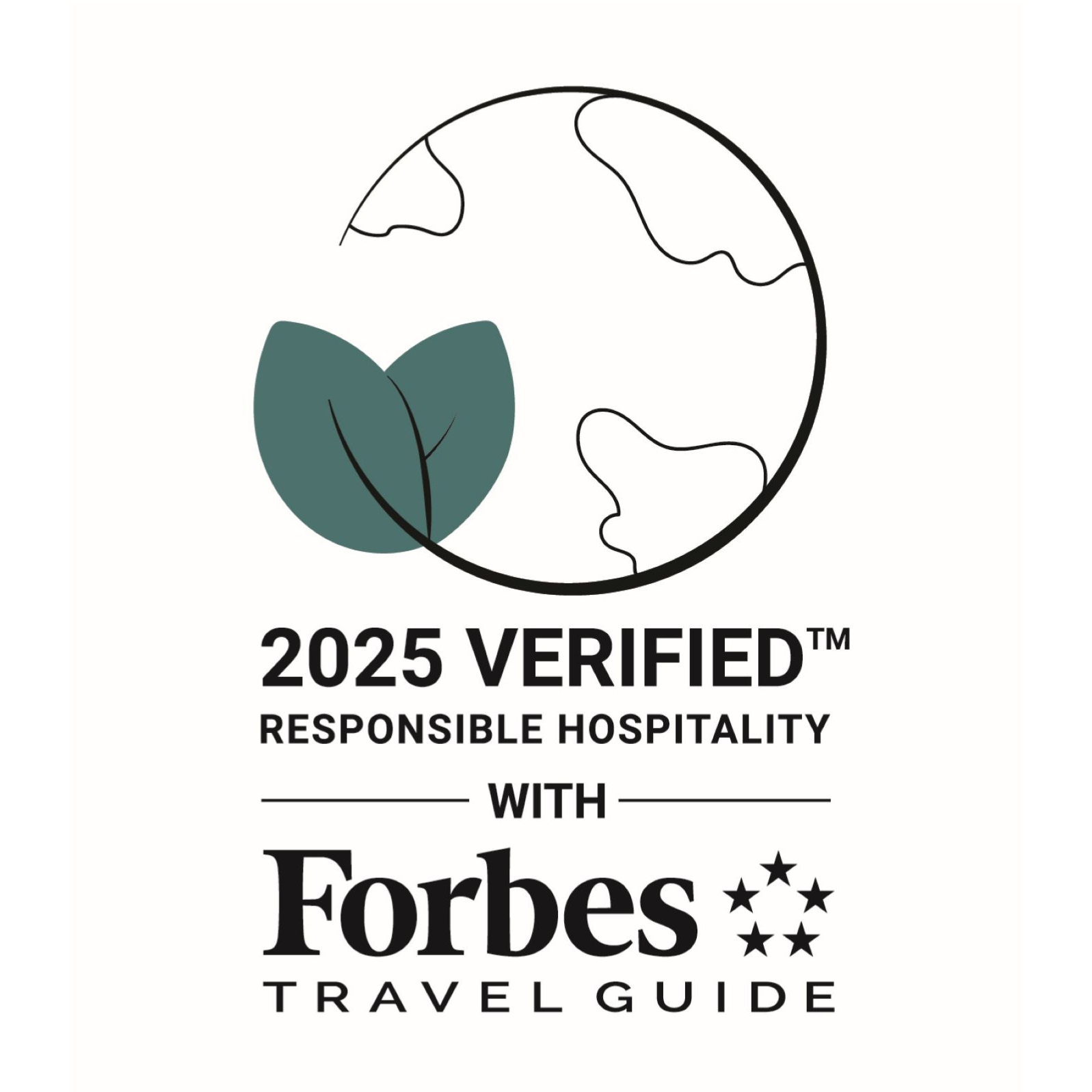 Logo of the 2025 Verified responsible Hospitality