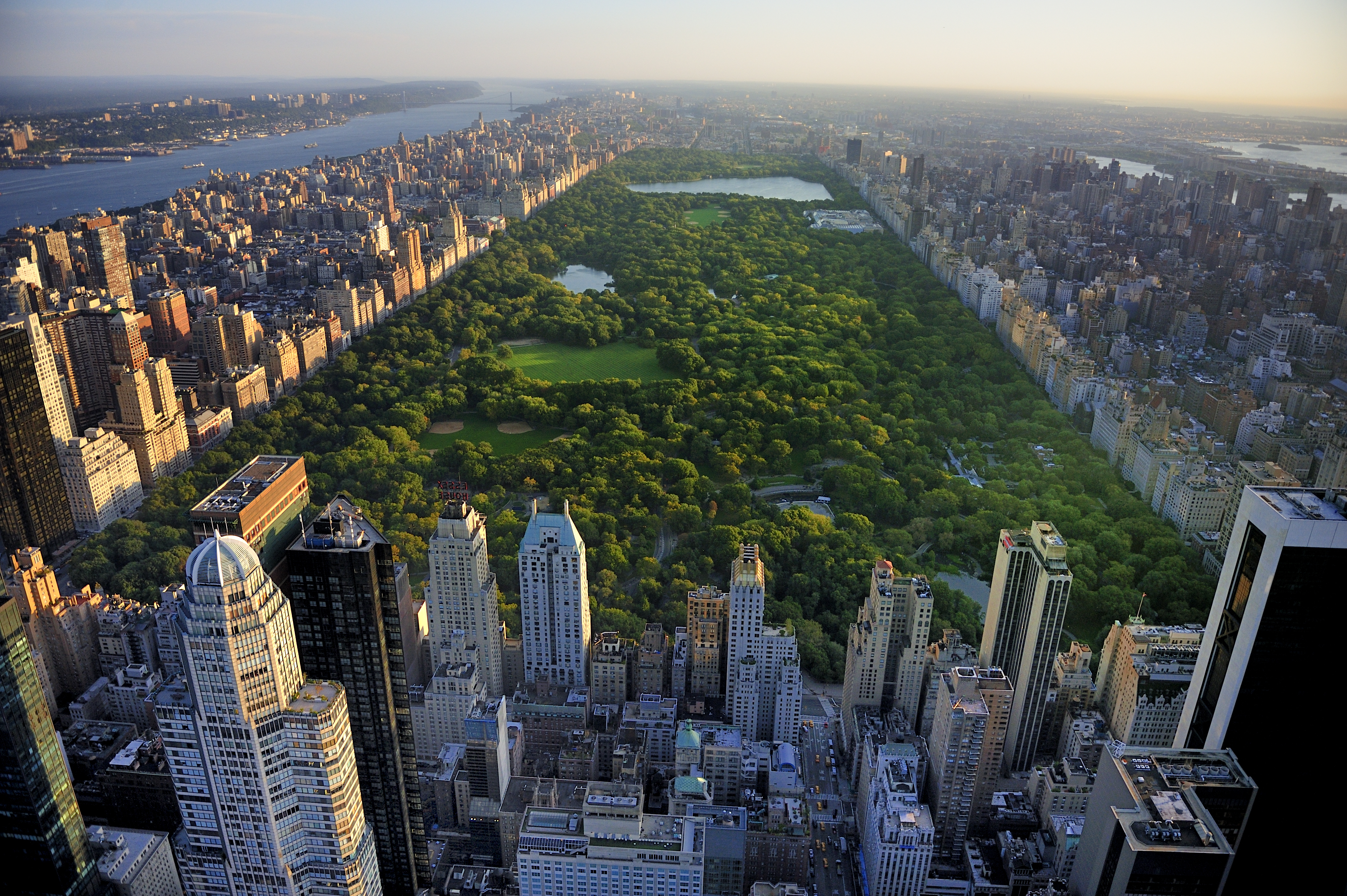 Luftansicht des Central Park